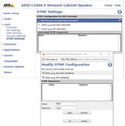AXIS C3003-E from Axis Communications - dimension diagram showing mounting measurements