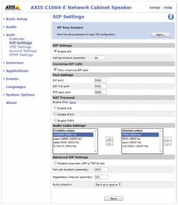 AXIS C8033 from Axis Communications - dimension diagram showing mounting measurements (view 5)