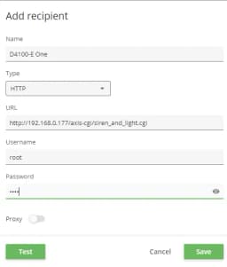 AXIS D4100-E from Axis Communications - dimension diagram showing mounting measurements (view 9)