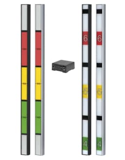 AXIS P8535 from Axis Communications - dimension diagram showing mounting measurements (view 2)