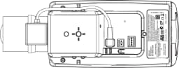 AXIS Q1604-E from Axis Communications - dimension diagram showing mounting measurements (view 12)