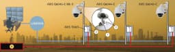AXIS Q6042-C from Axis Communications - dimension diagram showing mounting measurements (view 8)