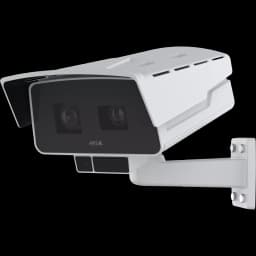 White AXIS P1518-LE Box Camera viewed from its left angle from AXIS COMMUNICATIONS