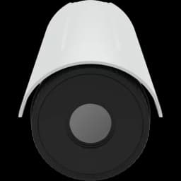 AXIS Q1941-E from AXIS COMMUNICATIONS - PT Mount is viewed from its front. The camera is easy to install and can easily be integrated with existing security systems