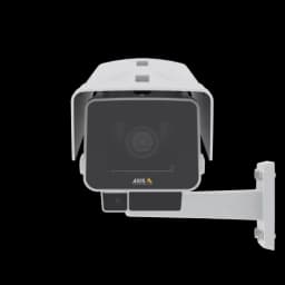 AXIS P1378-LE from AXIS COMMUNICATIONS - IP Camera has Electronic image stabilization and OptimizedIR. The product is viewed from its front.