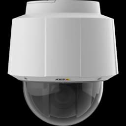 AXIS Q6052 from AXIS COMMUNICATIONS - indoor PTZ camera with 36x zoom and Lightfinder technology. The camera is viewed from its front.