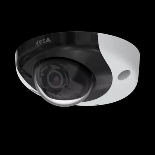AXIS P3935-LR from AXIS COMMUNICATIONS - robust, vandal-resistant IP camera. The product is viewed from its left angle.