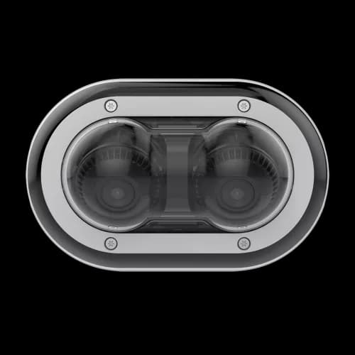 AXIS P3715-PLVE from AXIS COMMUNICATIONS - Network Camera mounted on wall from front