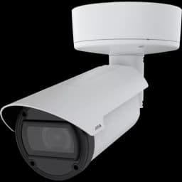 AXIS Q1808-LE from AXIS COMMUNICATIONS - outdoor bullet security camera with rugged housing and infrared lens.