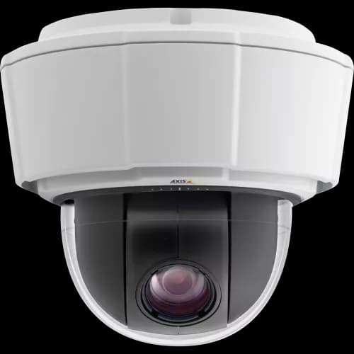 IP Camera AXIS P5534-E has advanced gatekeeper functionality and 18x optical zoom. The camera is viewed from it´s front. from AXIS COMMUNICATIONS