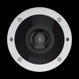 AXIS M3077-PLVE from AXIS COMMUNICATIONS - on wall from its front