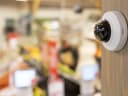 AXIS M421815 from AXIS COMMUNICATIONS - /18-LV installed wall-mounted in grocery store