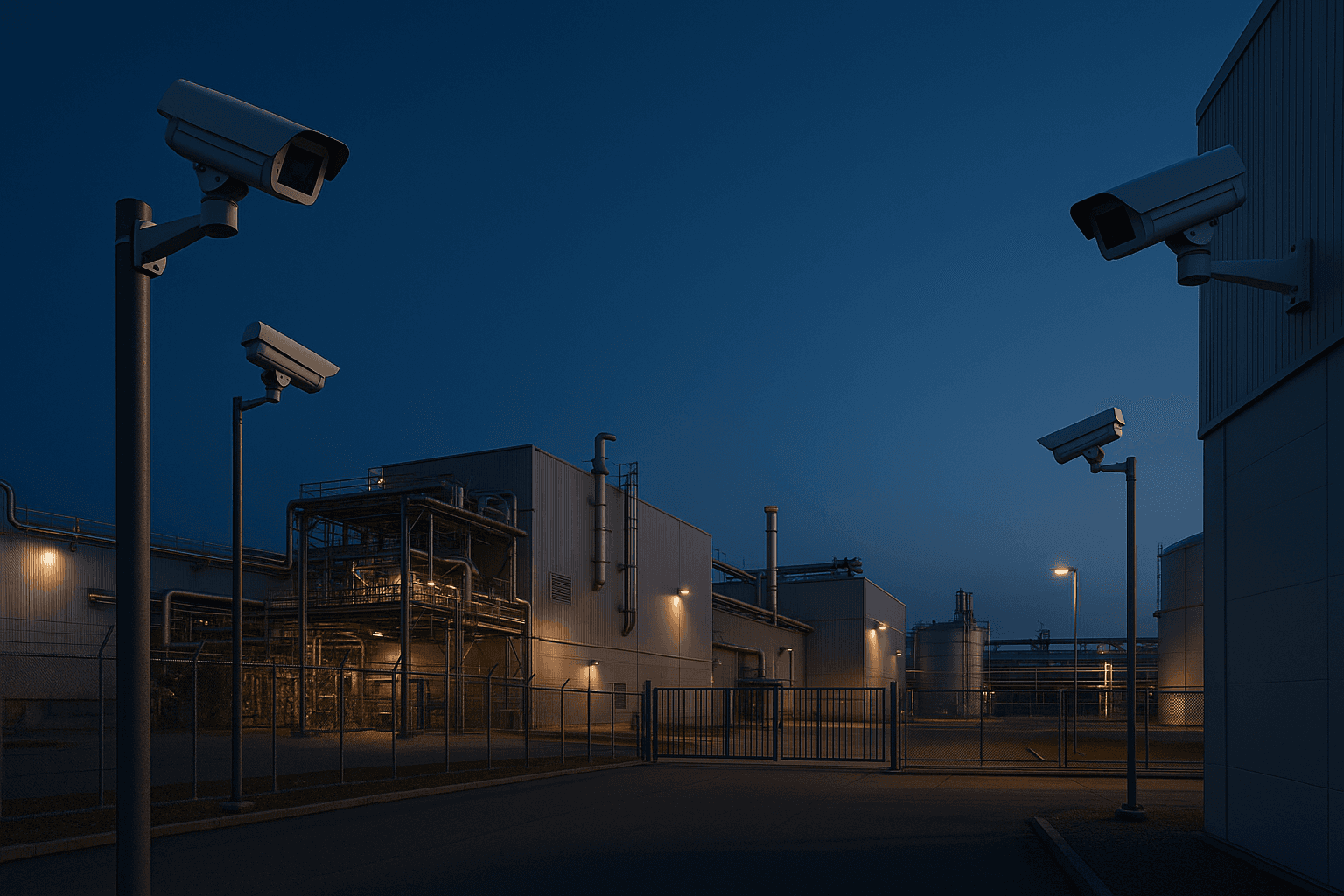 Instalação de CFTV Industrial: Desafios e Soluções para Ambientes Críticos